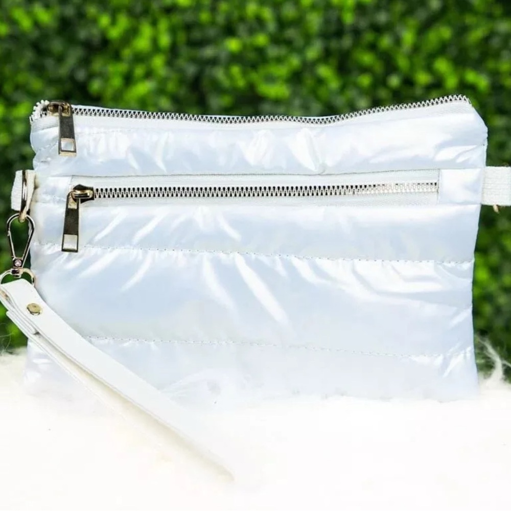 Elegant White Women's Clutch